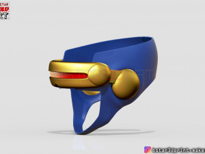 cyclops x-men helmet - marvel comic cosplay 3d print model 3D-Druckmodell