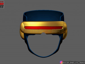 cyclops x-men helmet - marvel comic cosplay 3d print model 3D-Druckmodell