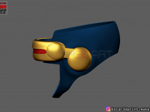 cyclops x-men helmet - marvel comic cosplay 3d print model 3D-Druckmodell