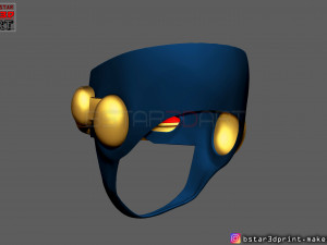 cyclops x-men helmet - marvel comic cosplay 3d print model 3D-Druckmodell