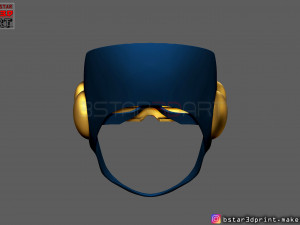 cyclops x-men helmet - marvel comic cosplay 3d print model 3D-Druckmodell