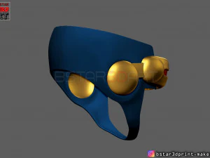 cyclops x-men helmet - marvel comic cosplay 3d print model 3D Print Model
