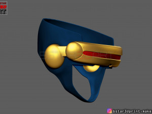 cyclops x-men helmet - marvel comic cosplay 3d print model 3D-Druckmodell