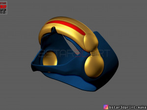 cyclops x-men helmet - marvel comic cosplay 3d print model 3D-Druckmodell