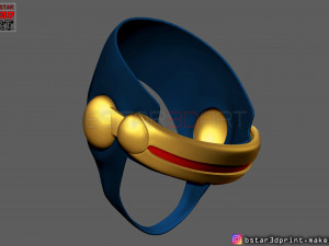 cyclops x-men helmet - marvel comic cosplay 3d print model 3D-Druckmodell