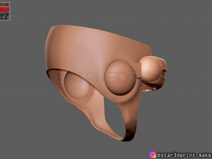 cyclops x-men helmet - marvel comic cosplay 3d print model 3D-Druckmodell