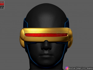 cyclops x-men helmet - marvel comic cosplay 3d print model 3D-Druckmodell