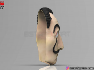money heist mask - la casa de papel season 4 - mask for cosplay Model do druku 3D