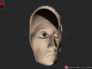 money heist mask - la casa de papel season 4 - mask for cosplay Model do druku 3D