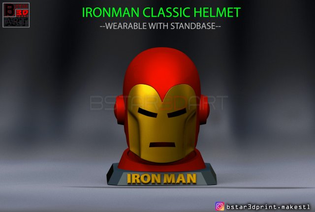 Iron Man Casque Avengers 1/1 modèle de Jouet Masque Wearable et