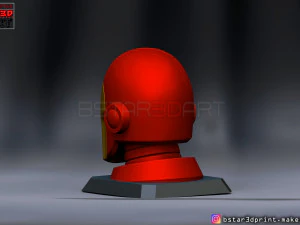 ironman classic helmet - wearable with standbase - marvel comic 3d print model 3D Print Model