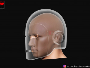ironman classic helmet - wearable with standbase - marvel comic 3d print model 3Dプリントモデル