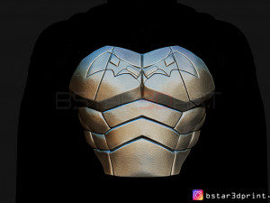 batman chest armor - batman 2021 - robert pattinson 3d print model Modello di stampa 3D