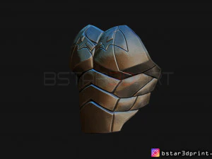 batman chest armor - batman 2021 - robert pattinson 3d print model 3D Print Model