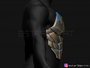 batman chest armor - batman 2021 - robert pattinson 3d print model 3D Print Model
