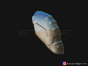 pauldron armor -batman shoulder armor 2021 - robert pattinson 3d print model 3D Print Model
