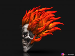 ghost rider mask -agents of shield - marvel comics 3d print model 3D Print Model