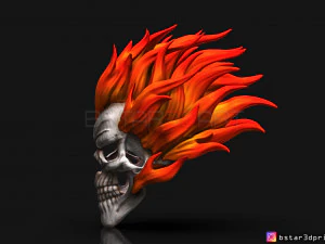 ghost rider mask -agents of shield - marvel comics 3d print model 3D Print Model