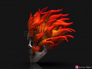 ghost rider mask -agents of shield - marvel comics 3d print model 3D Print Model