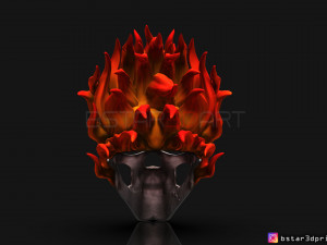 ghost rider mask -agents of shield - marvel comics 3d print model 3D Print Model