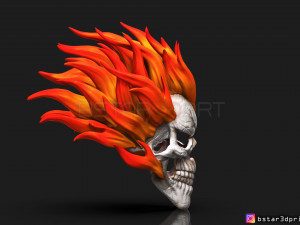 ghost rider mask -agents of shield - marvel comics 3d print model 3D Print Model