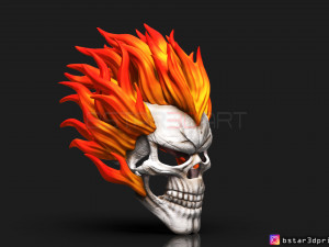 ghost rider mask -agents of shield - marvel comics 3d print model 3D Print Model