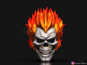 ghost rider mask -agents of shield - marvel comics 3d print model 3D Print Model