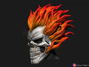 ghost rider mask -agents of shield - marvel comics 3d print model 3D Print Model