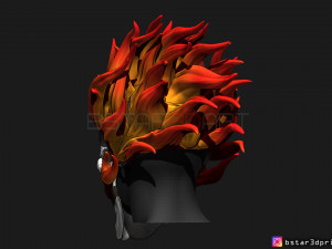 ghost rider mask -agents of shield - marvel comics 3d print model 3D Print Model