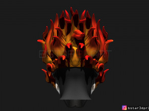 ghost rider mask -agents of shield - marvel comics 3d print model 3D Print Model