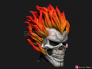 ghost rider mask -agents of shield - marvel comics 3d print model 3D Print Model