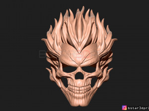ghost rider mask -agents of shield - marvel comics 3d print model 3D Print Model