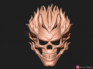 ghost rider mask -agents of shield - marvel comics 3d print model 3D Print Model