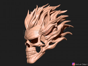 ghost rider mask -agents of shield - marvel comics 3d print model 3D Print Model