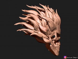 ghost rider mask -agents of shield - marvel comics 3d print model 3D Print Model