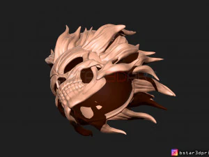 ghost rider mask -agents of shield - marvel comics 3d print model 3D Print Model