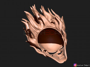 ghost rider mask -agents of shield - marvel comics 3d print model 3D Print Model