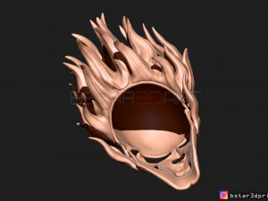ghost rider mask -agents of shield - marvel comics 3d print model 3D Print Model