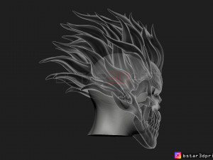 ghost rider mask -agents of shield - marvel comics 3d print model 3D Print Model