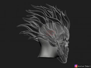 ghost rider mask -agents of shield - marvel comics 3d print model 3D Print Model