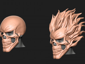 ghost rider mask -agents of shield - marvel comics 3d print model 3D Print Model