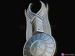 guardian shield - gauntlet kratos - kratos armor - god of war 3d print model Model Cetak 3D