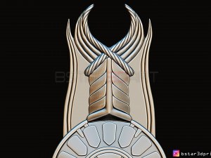 guardian shield - gauntlet kratos - kratos armor - god of war 3d print model Model Cetak 3D