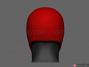 scarlet spider mask -spider man helmet - marvel comics 3d print model 3Dプリントモデル