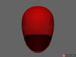 scarlet spider mask -spider man helmet - marvel comics 3d print model 3D Print Model