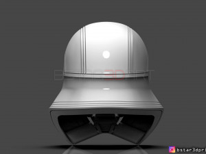 first order jet trooper helmet - stormtrooper corp - starwars 3d print model 3D Принт Модель