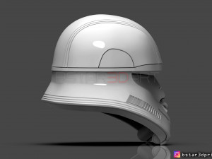 first order jet trooper helmet - stormtrooper corp - starwars 3d print model 3D Принт Модель