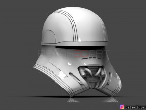 first order jet trooper helmet - stormtrooper corp - starwars 3d print model 3D Принт Модель