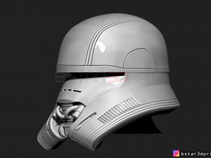 first order jet trooper helmet - stormtrooper corp - starwars 3d print model 3D Принт Модель