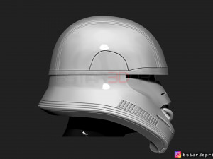 first order jet trooper helmet - stormtrooper corp - starwars 3d print model 3D Принт Модель